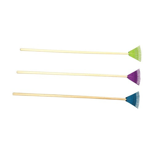 Bloom 14 Tine Poly Shrub Rake Wood Handle