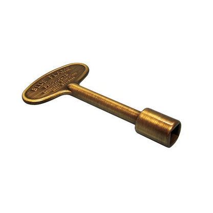 Blue Flame Silver Antique Brass Zinc Gas Valve Key