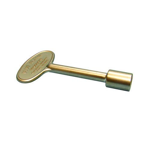 Blue Flame Silver Satin Chrome Zinc Gas Valve Key