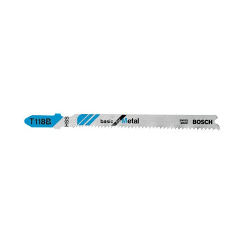 Bosch 3-5/8 in. High Carbon Steel T-Shank Jig Saw Blade 14 TPI 5 pk