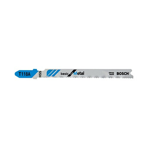 Bosch 3-5/8 in. High Carbon Steel T-Shank Wavy set and milled Jig Saw Blade 17 TPI 5 pk