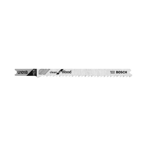 Bosch 3-5/8 in. High Carbon Steel U-Shank Jig Saw Blade 10 TPI 5 pk