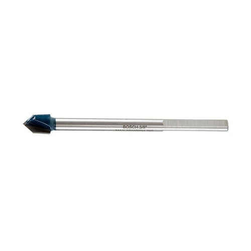 Bosch 3/8 in. X 4 in. L Carbide Tipped Glass and Tile Bit 3-Flat Shank 1 pc