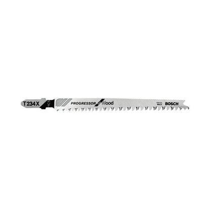 Bosch 4-1/2 in. High Carbon Steel T-Shank Jig Saw Blade 12 TPI 5 pk