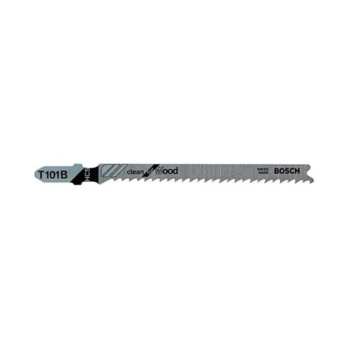Bosch 4 in. Carbon Steel T-Shank Ground teeth and taper ground back Jig Saw Blade 10 TPI 5 pk
