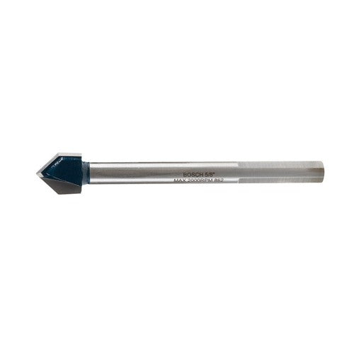Bosch 5/8 in. X 4 in. L Carbide Tipped Glass and Tile Bit 3-Flat Shank 1 pc