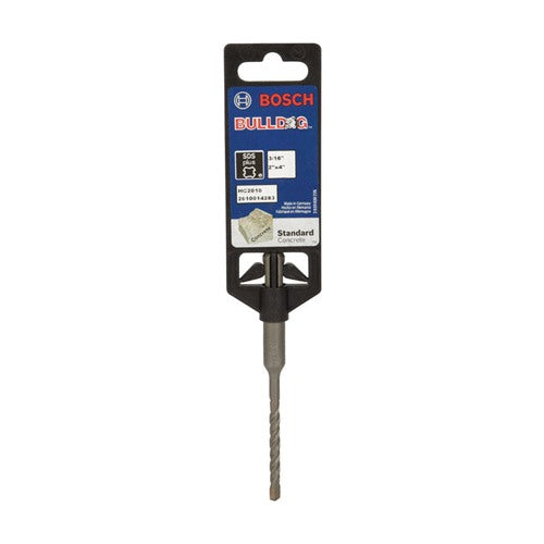 Bosch Bulldog 3/16 in. X 4 in. L Steel SDS-plus Rotary Hammer Bit SDS-Plus Shank 1 pc