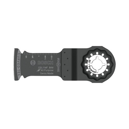 Bosch Starlock 1-1/4 in. X 4 in. L Bi-Metal Plunge Blade 1 pk