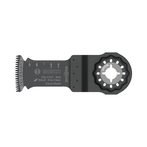 Bosch Starlock 1-1/4 in. X 4 in. L Bi-Metal Plunge Blade 3 pk