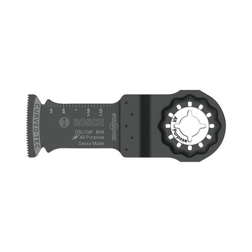 Bosch Starlock 1-1/4 in. X 4 in. L Metal Plunge Blade 3 pk