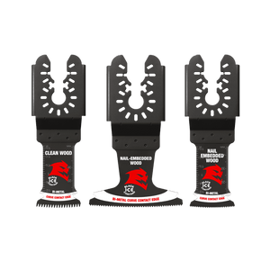 Diablo 1-1/4 in. X 1-1/4 in. W Bi-Metal Oscillating Blade Clean Wood DOU125JBW3 3 pk