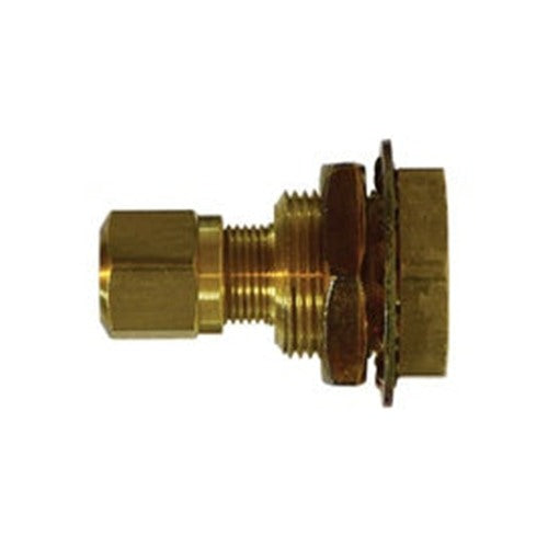 Tube OD Bulkhead Fitting — Brass Fittings | 2 Stocked Part Numbers (28321–28322)