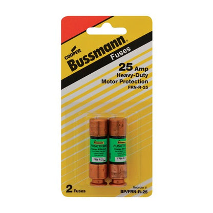 Bussmann 25 amps Dual Element Time Delay Fuse 2 pk