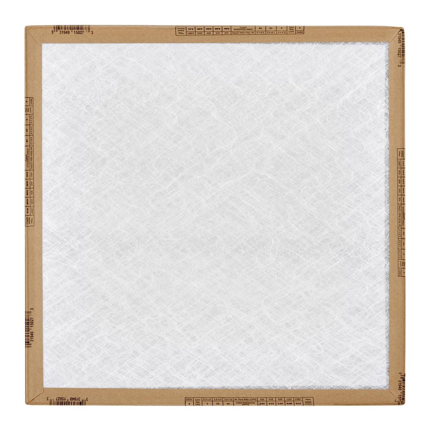 Flanders EZ Flow II 18 in. W X 18 in. H X 1 in. Fiberglass 1 MERV Air Filter 1 pk