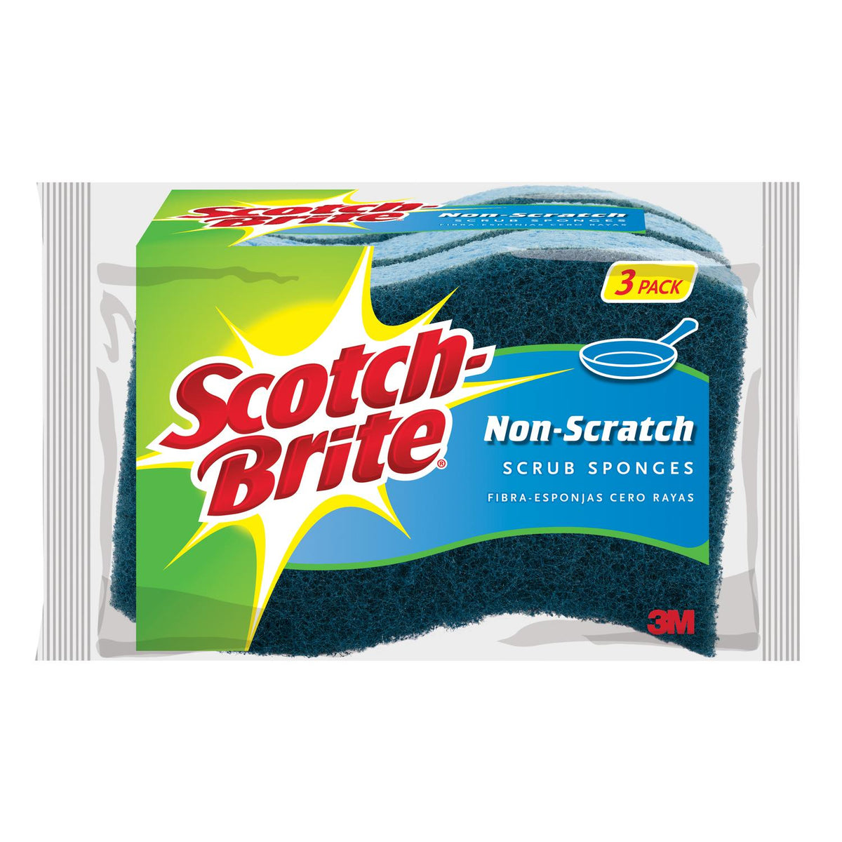 SPONGE SCRB MLTI PURP3PK