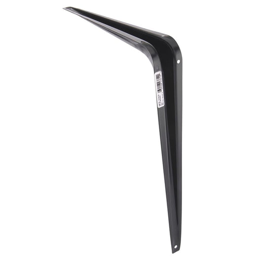 Hampton Black Steel Shelf Support 18 Ga. 10 in. L 100 lb
