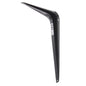 Hampton Black Steel Shelf Support 18 Ga. 10 in. L 100 lb