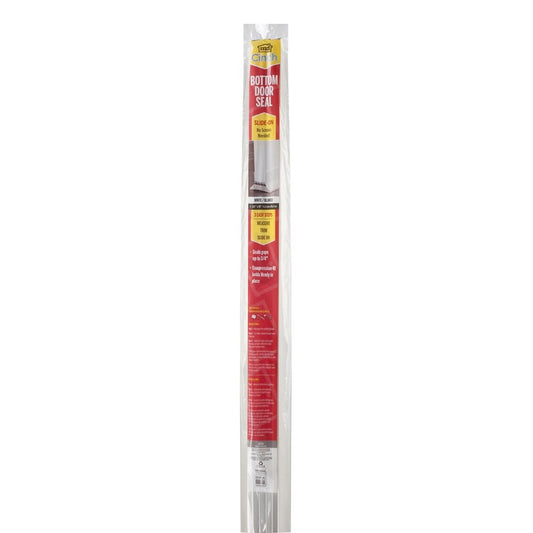 M-D Building Products CINCH White Vinyl Under Door Seal For Doors 36 in. L X 1.75 in.