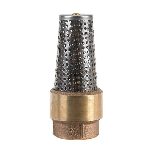 Campbell 1-1/4 in. D X 1-1/4 in. D FNPT x FNPT Brass Foot Valve