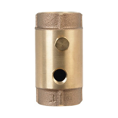 Campbell 1 in. x 1 in. Red Brass Spring Loaded Check Valve