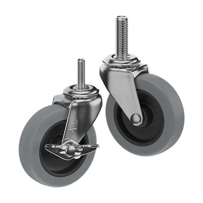 CasterDepot Threaded Stem Casters - Thermo-Urethane Wheel - Capacities Up To 120 lbs