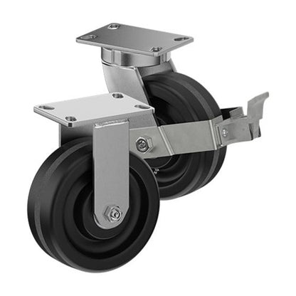 CasterDepot Top Plate Casters - Phenolic Wheel - Capacities Up To 3500 lbs