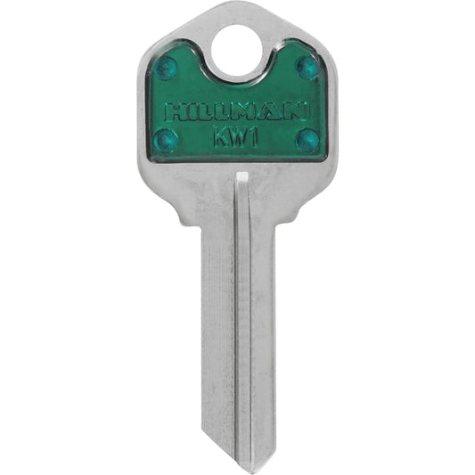 HILLMAN ColorPlus House/Office Key Blank Single Green