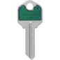 HILLMAN ColorPlus House/Office Key Blank Single Green