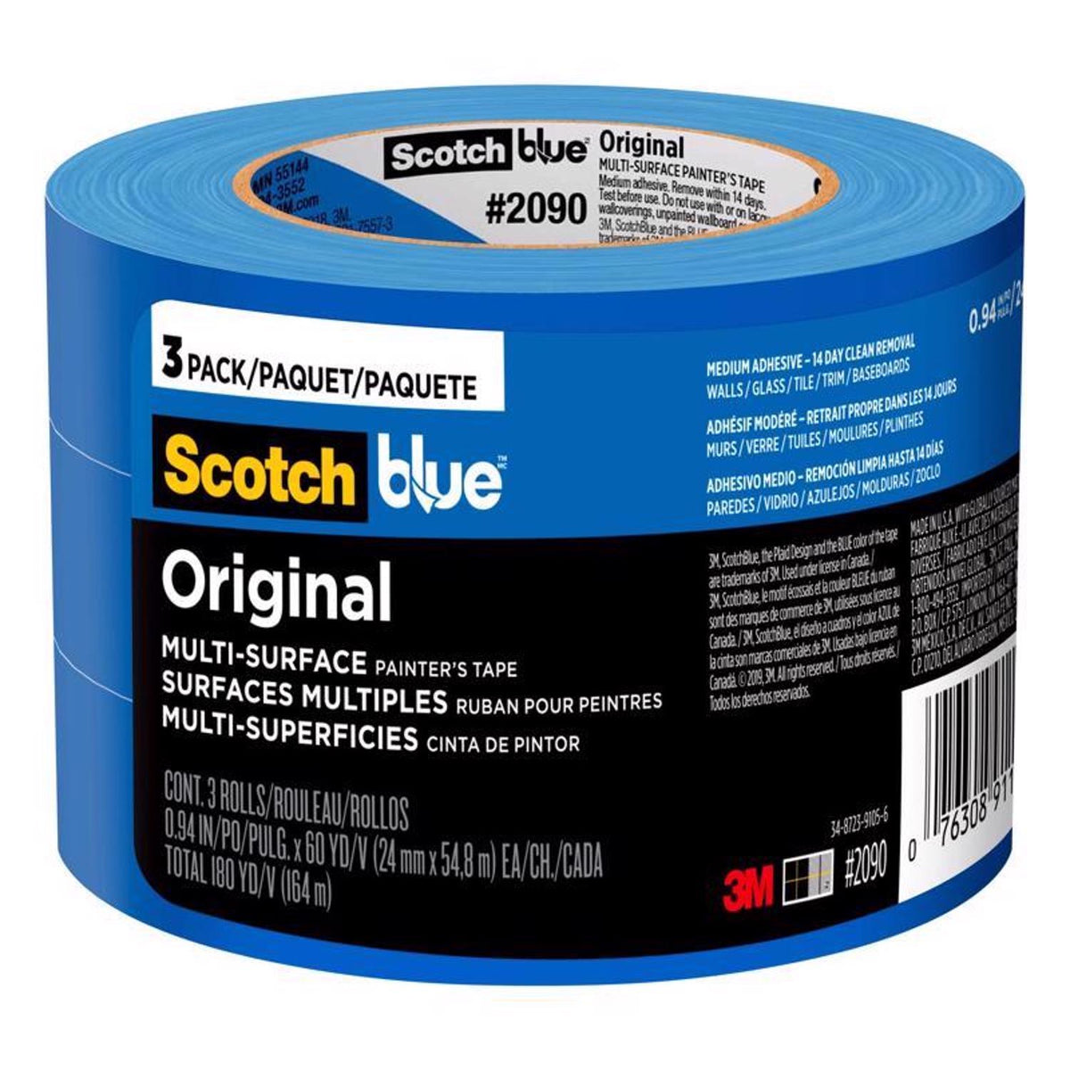 ORIG PT TP .94"X60YD 3PK