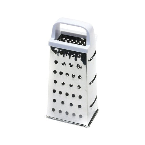 Chef Craft Silver/White Plastic/Stainless Steel 4-Sided Pyramid Grater