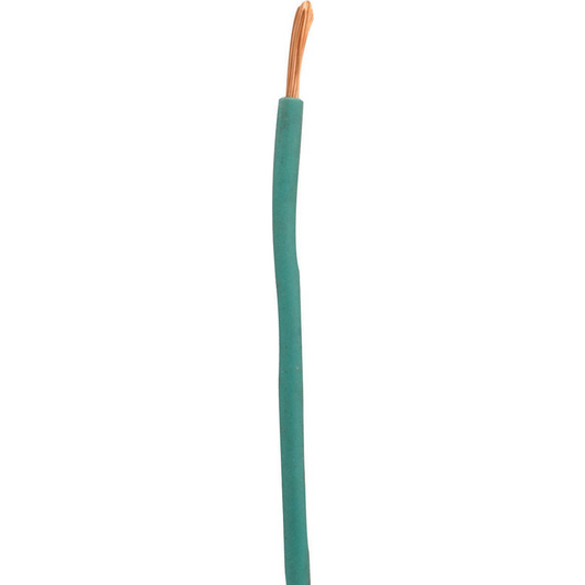 Coleman Cable 100 ft. Stranded 14 Ga. Primary Wire Green