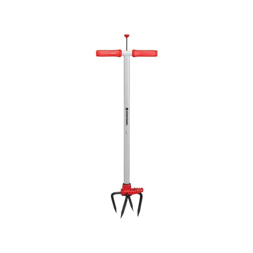 Corona ComfortGEL 4 Tine Steel Hand Tiller 6 in. Aluminum Handle