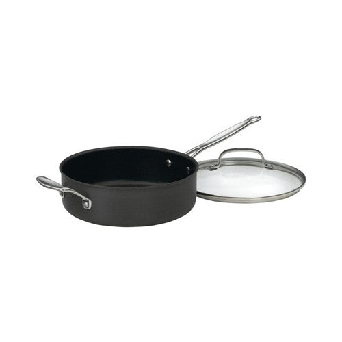 Cuisinart Chef's Classic Stainless Steel Saute Pan 5.5 qt Black
