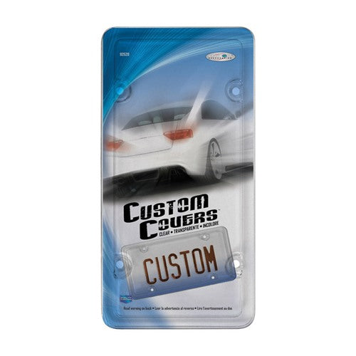 Custom Accessories Clear Acrylic License Plate Protector