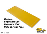 3" Yellow floor tape