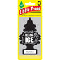 Little Trees Black Ice Scent Car Air Freshener Solid 3 pk