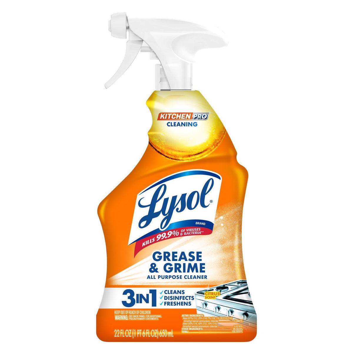 KITCHEN CLNR ANTIBAC22OZ
