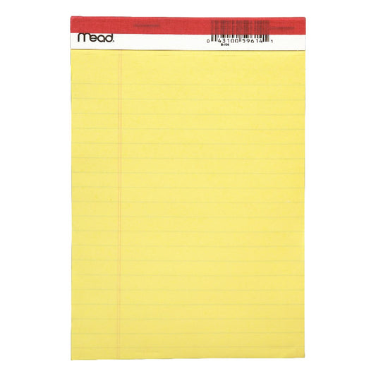 Mead 5 in. W X 8 in. L Legal Pad 50 ct