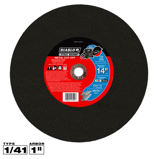 Diablo Steel Demon 14 in. D X 1 in. X 1/8 in. thick Metal Cutting Disc 1 pc