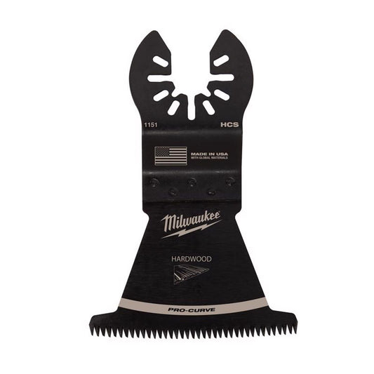 Milwaukee Universal Fit Open-Lok 2-1/2 in Japanese Tooth Hardwood Oscillating Blade Mfr 49-25-1151