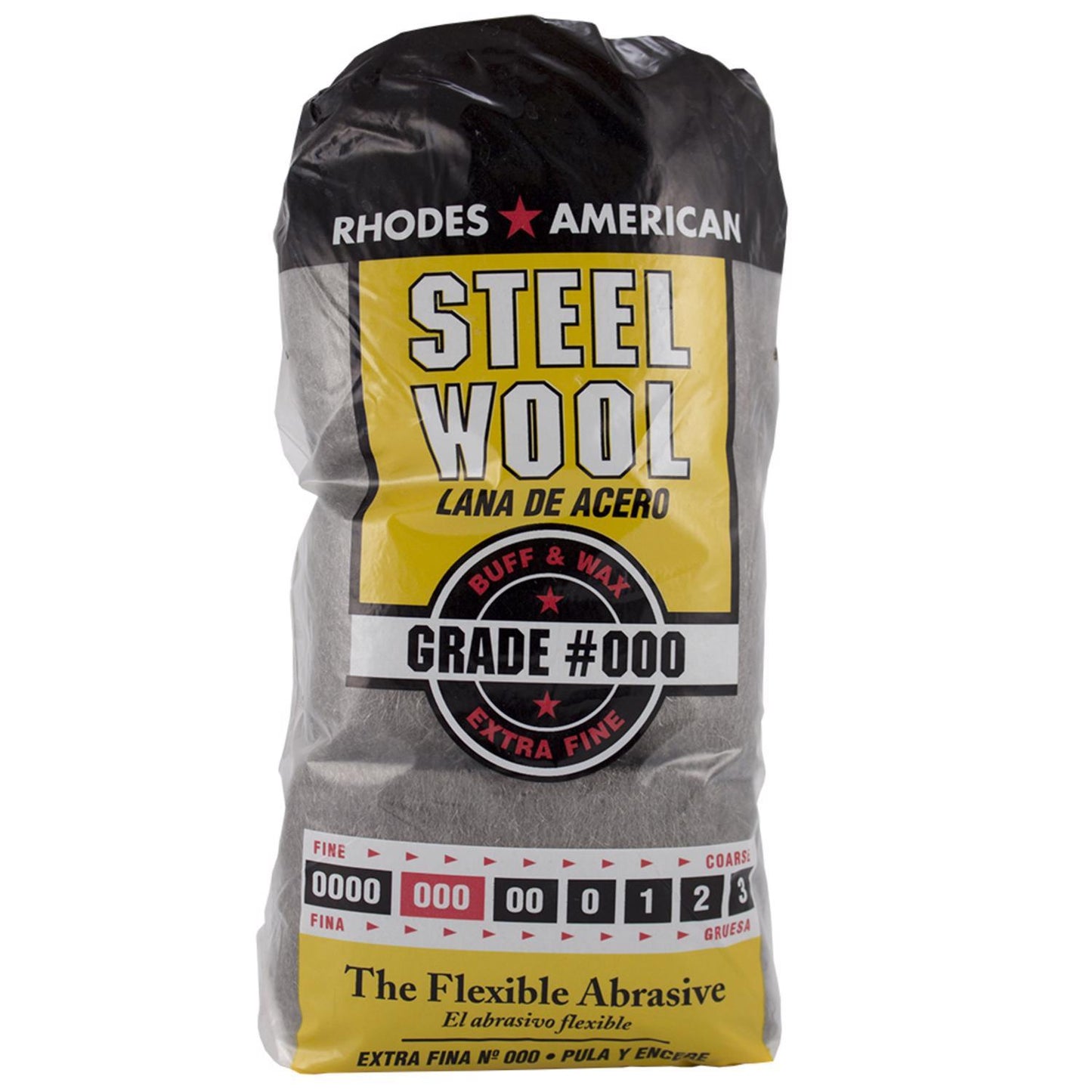 STEEL WOOL PAD #000 12PK