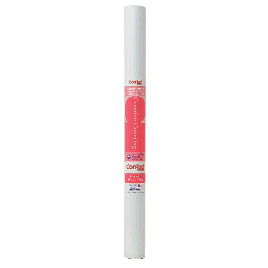 Con-Tact Creative Covering 9 ft. L X 18 in. W White Shelf Liner