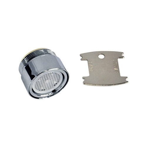 Danco Dual Thread 15/16 in.-27M x 55/64 in.-27F Chrome Faucet Aerator