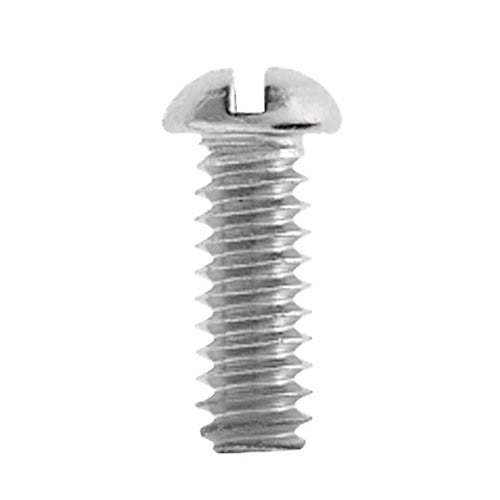 Danco No. 10-24 X 1/2 in. L Slotted Round Head Chrome-Plated Brass Bibb Screw 1 pk
