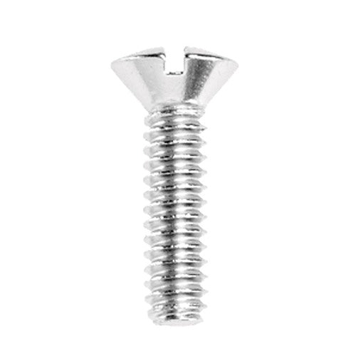 Danco No. 10-24 X 3/4 in. L Slotted Oval Head Chrome-Plated Brass Faucet Handle Screw 1 pk