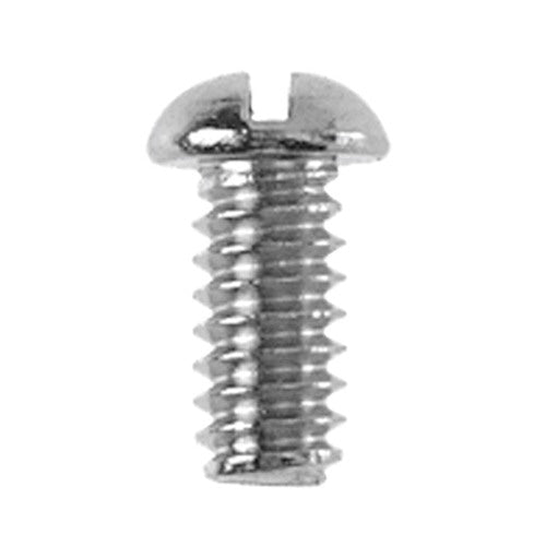 Danco No. 10-24 X 3/8 in. L Slotted Round Head Chrome-Plated Brass Bibb Screw 1 pk