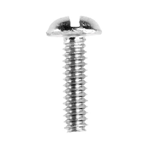 Danco No. 6-32 X 1/2 in. L Slotted Round Head Chrome-Plated Brass Bibb Screw 1 pk