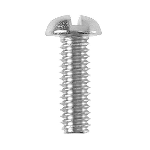 Danco No. 8-32 X 1/2 in. L Slotted Round Head Chrome-Plated Brass Bibb Screw 1 pk