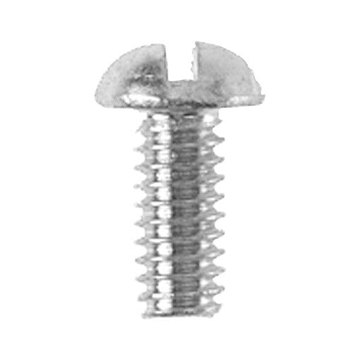 Danco No. 8-32 X 3/8 in. L Slotted Round Head Chrome-Plated Brass Bibb Screw 1 pk