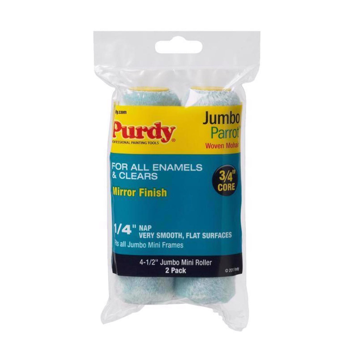 ROLLER4.5"JUMB PAR1/4PK2